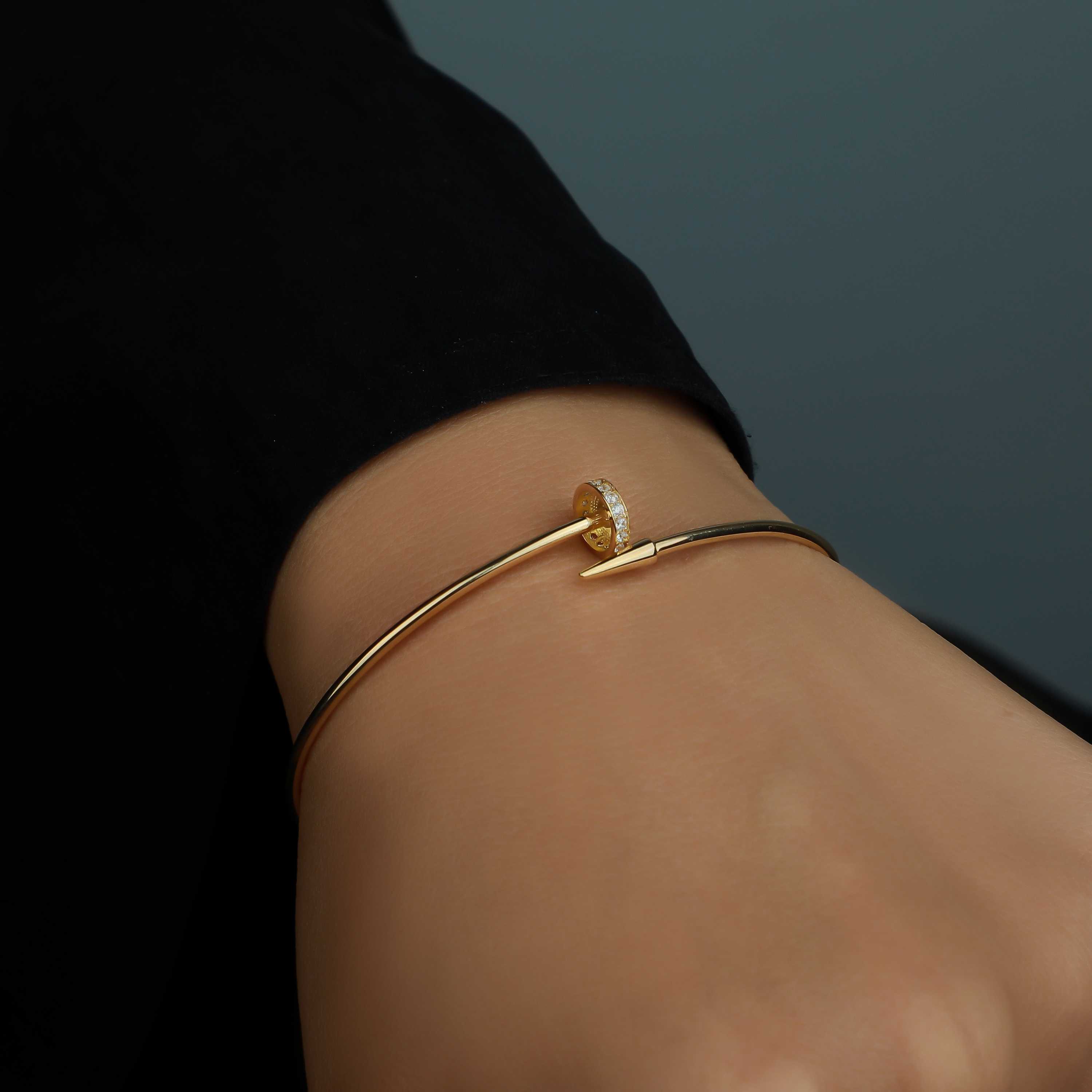 18-karat gold Cartier bracelet, made in Turkey - (H-0777)